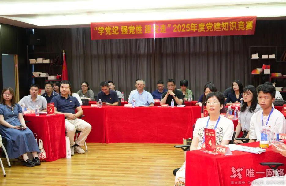 “学党纪 强党性 跟党走”2025年度党建知识竞赛成功举办